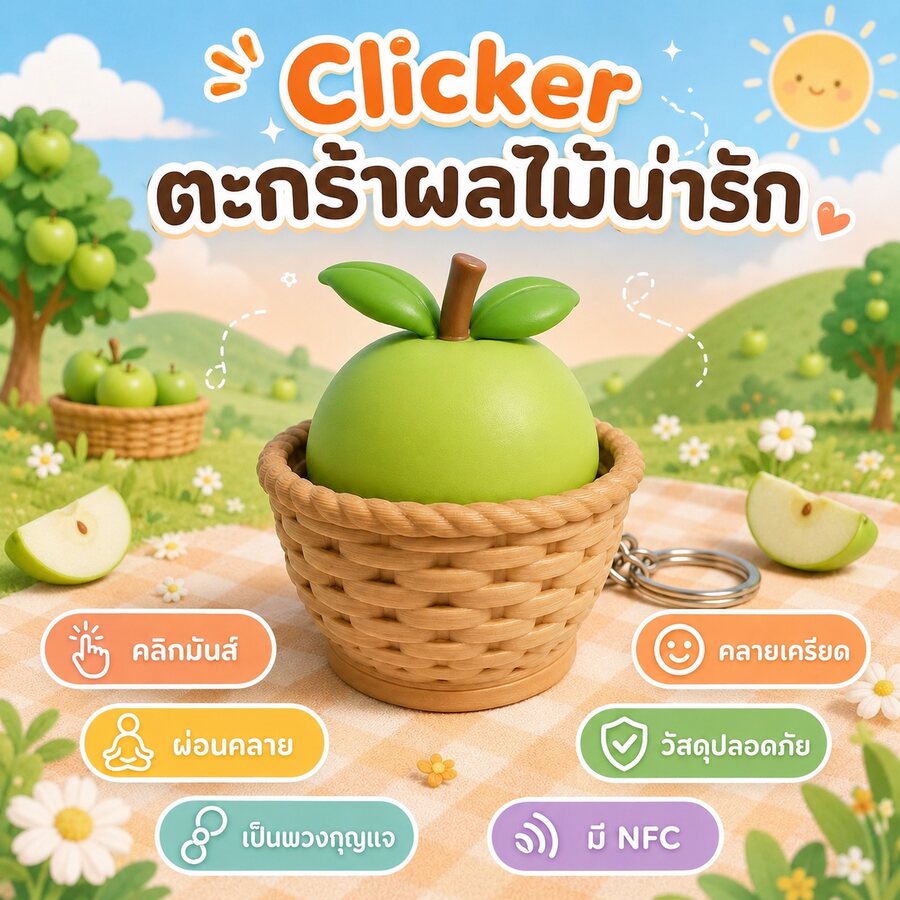 ตะกร้าผลไม้ · แอปเปิลเขียว