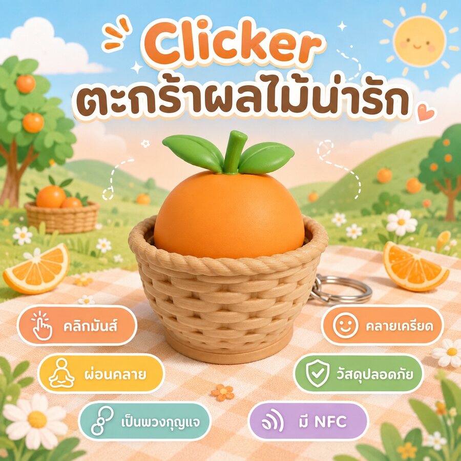 ตะกร้าผลไม้ · ส้ม